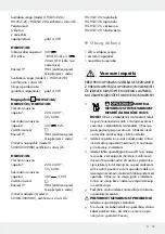 Preview for 19 page of MELINERA 337080 2001 Operation And Safety Notes