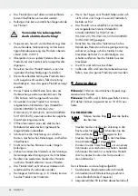 Preview for 38 page of MELINERA 337080 2001 Operation And Safety Notes