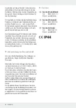 Preview for 40 page of MELINERA 337080 2001 Operation And Safety Notes