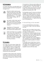 Предварительный просмотр 9 страницы MELINERA 349677 2001 Operation And Safety Notes