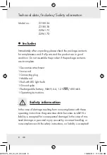 Предварительный просмотр 8 страницы MELINERA 48768 Operation And Safety Notes