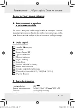 Preview for 17 page of MELINERA 48768 Operation And Safety Notes