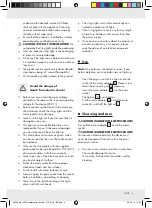 Предварительный просмотр 5 страницы MELINERA 60306 Operation And Safety Notes