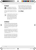 Предварительный просмотр 6 страницы MELINERA 60306 Operation And Safety Notes