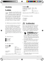 Предварительный просмотр 7 страницы MELINERA 60306 Operation And Safety Notes