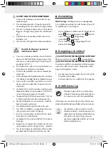 Предварительный просмотр 11 страницы MELINERA 60306 Operation And Safety Notes