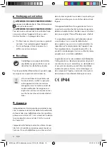 Предварительный просмотр 18 страницы MELINERA 60306 Operation And Safety Notes