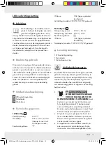 Предварительный просмотр 19 страницы MELINERA 60306 Operation And Safety Notes