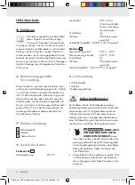 Предварительный просмотр 22 страницы MELINERA 60306 Operation And Safety Notes