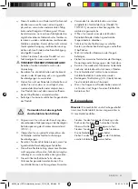 Предварительный просмотр 23 страницы MELINERA 60306 Operation And Safety Notes