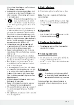 Preview for 5 page of MELINERA 92228 Operation And Safety Notes