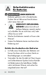 Предварительный просмотр 64 страницы MELINERA HG01039A Operation And Safety Notes