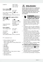 Preview for 7 page of MELINERA HG01313-BS Operation And Safety Notes