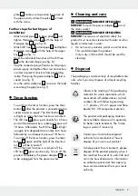 Preview for 9 page of MELINERA HG01313-BS Operation And Safety Notes