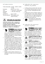 Preview for 43 page of MELINERA IAN 295795 Operation And Safety Notes