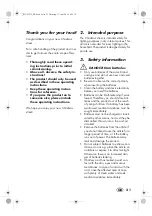 Предварительный просмотр 23 страницы MELINERA MWBA 5 A1 Operating Instructions Manual