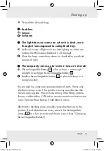 Предварительный просмотр 13 страницы MELINERA Z29617A Operation And Safety Notes