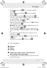 Предварительный просмотр 41 страницы MELINERA Z29617A Operation And Safety Notes