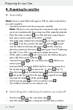 Предварительный просмотр 10 страницы MELINERA Z30094A-D Assembly, Operating And Safety Instructions