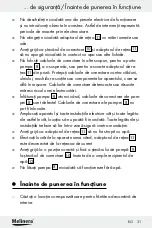 Предварительный просмотр 31 страницы MELINERA Z30094A-D Assembly, Operating And Safety Instructions