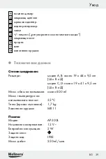 Предварительный просмотр 39 страницы MELINERA Z30094A-D Assembly, Operating And Safety Instructions