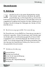 Предварительный просмотр 63 страницы MELINERA Z30094A-D Assembly, Operating And Safety Instructions