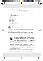 Предварительный просмотр 6 страницы MELINERA Z30171 Operation And Safety Notes