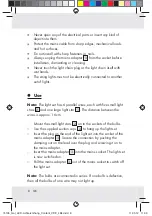 Предварительный просмотр 8 страницы MELINERA Z30171 Operation And Safety Notes