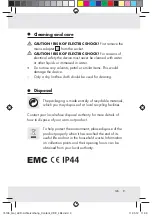 Предварительный просмотр 9 страницы MELINERA Z30171 Operation And Safety Notes