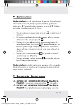 Предварительный просмотр 15 страницы MELINERA Z30171 Operation And Safety Notes