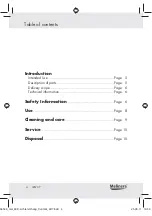 Предварительный просмотр 2 страницы MELINERA Z30253 Manual