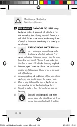 Preview for 10 page of MELINERA Z30320A Operation And Safety Notes