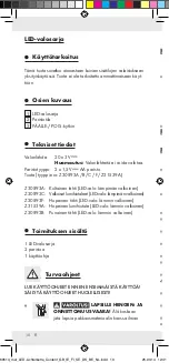 Предварительный просмотр 10 страницы MELINERA Z30893A Operation And Safety Notes