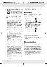 Предварительный просмотр 18 страницы MELINERA Z31245A Operation And Safety Notes