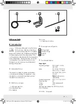 Предварительный просмотр 3 страницы MELINERA Z31515A Operation And Safety Notes