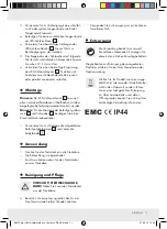 Предварительный просмотр 11 страницы MELINERA Z31515A Operation And Safety Notes