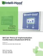 Melink Intelli-Hood IH3 SC Manual preview