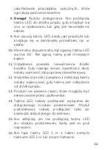 Preview for 23 page of Melink ML1SLS20-5MRGBCCT Instruction Manual