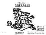 Melissa & Doug PARKING GARAGE Assembly Instructions Manual предпросмотр