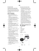 Предварительный просмотр 14 страницы Melissa 145-013 Instruction Manual