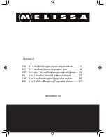 Preview for 1 page of Melissa 16250072 Instructions Manual