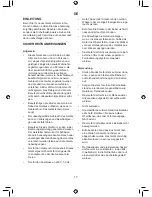 Preview for 17 page of Melissa 16280014 User Manual