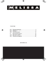 Preview for 1 page of Melissa 16310146 User Manual