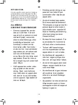 Preview for 12 page of Melissa 16310184 Instructions Manual