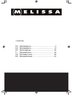 Preview for 1 page of Melissa 16330106 User Manual