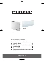 Preview for 1 page of Melissa 16530021 Manual