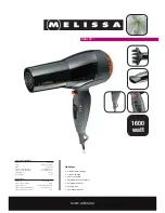 Melissa 635-102 Specification Sheet preview