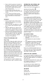 Preview for 11 page of Melissa 635-107 User Manual