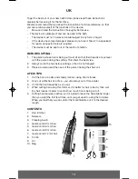 Предварительный просмотр 14 страницы Melissa 638-132 User Manual