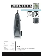 Preview for 1 page of Melissa 638-141 Specifications